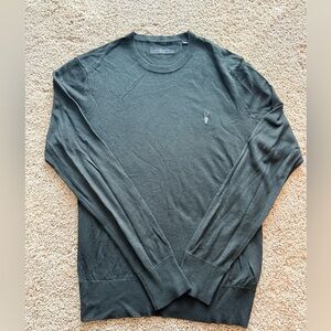 All Saints Men’s Medium Black Crewneck Sweater